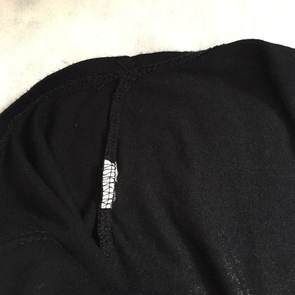 Rebel Sugar Tiger Graphic Hoodie XS Lightweight Black Hi-low Hem - Picture 7 of 11